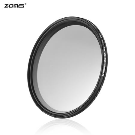 ZOMEI 82mm Ultra Slim Variable Fader ND2-400 Neutral Density ND Filter Adjustable ND2 ND4 ND8 ND16 ND32 to