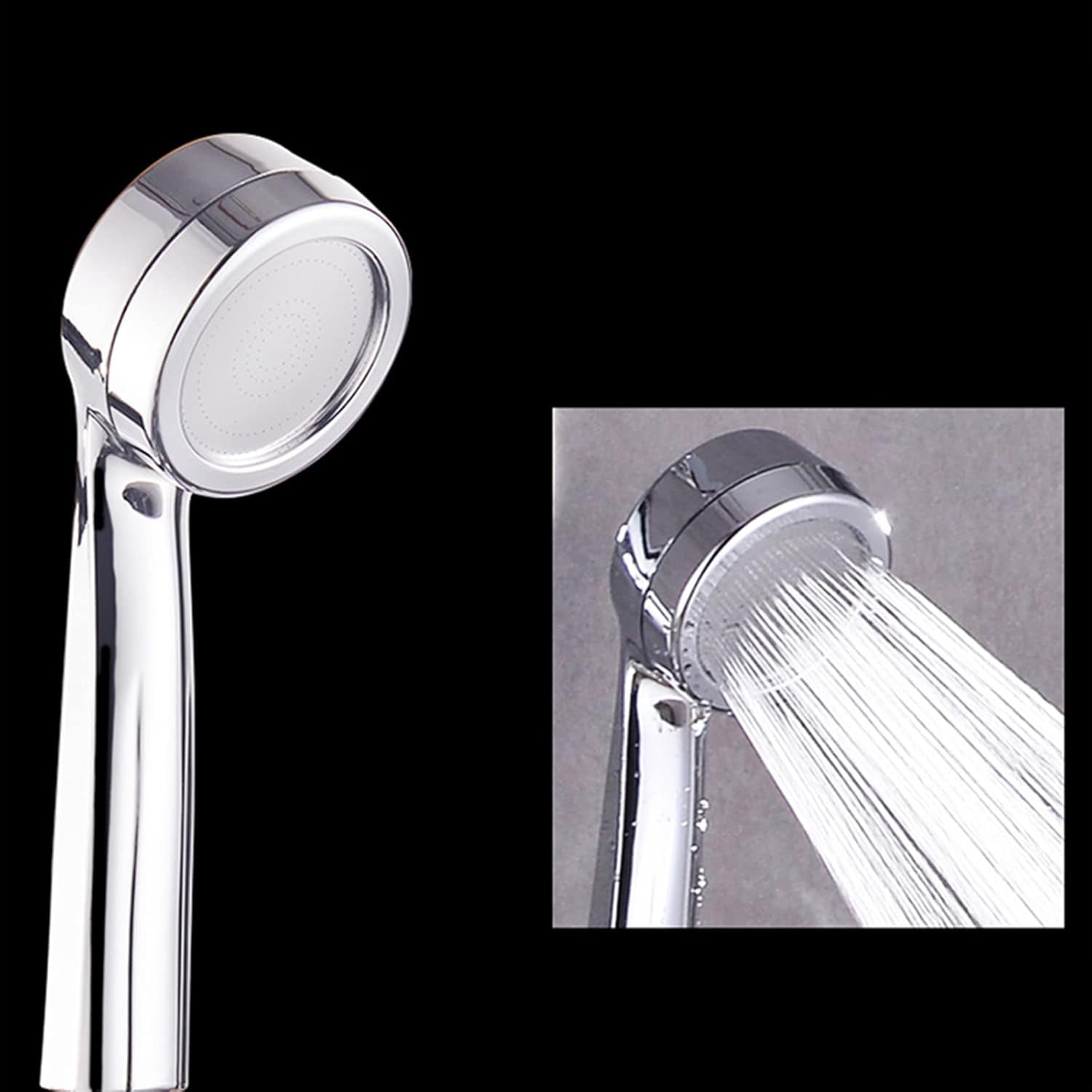 Bath Mixer Tap with Shower Attachment Bathtub Faucet Wall Mounted Chrome-Plated Faucet Brass Hot and Cold Water Shower Faucet-E