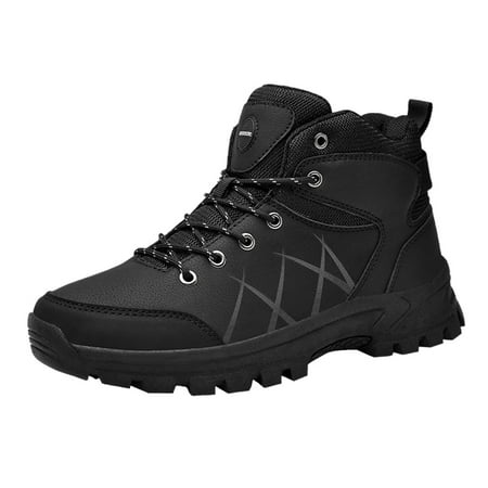 

GNEIKDEING 2023 New Men s Autumn Season Cross Border Large Size Outdoor Mountaineering Thickening Non Slip Comfortable Warm Sports Shoes Gift on Clearance