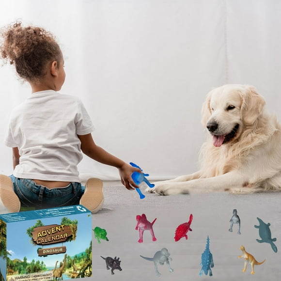 Pisexur Dinosaur Toys for Kids 3-5,Christmas Children's Gifts Dinosaurs Christmas 24 Numbers Advent Day Christmas Gifts,Christmas Gifts for Kids