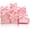 Pink, variant on 30 Pack Small Thank You Gift Bags, 4.5x1.8x3.9in Party Favor Bags with Bow Ribbon, Mini Paper Gift Bag with Gold Foil Printed, Blue Treat Boxes for Birthday Wedding Bridal Baby Shower