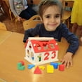 thumbnail image 5 of RUIG Wooden Puzzle Building Block Toys, Large Wooden Building Blocks Set - Educational Preschool Learning Toys, Toddler Blocks Toys for 3+ Year Old Boy and Girl Gifts, 5 of 9