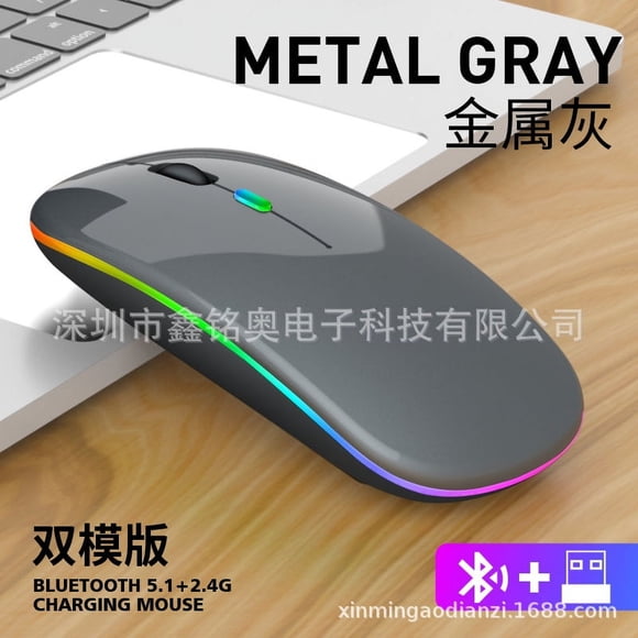 Computer Accessories New Type-c charging wireless dual- Bluetooth mouse for mobile phone ipad tablet computer