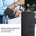 thumbnail image 7 of Phone Case for Samsung Galaxy A05 Wallet Case Cat Pattern PU Leather Case with [RFID Blocking] Card Slots Kickstand Shockproof Magnetic Flip Cover, Black, 7 of 7