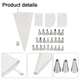 thumbnail image 5 of Complete Icing Bag Set with Cotton Piping Bag and Stainless Steel Nozzles, 5 of 10