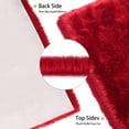 thumbnail image 5 of TWINNIS Super Soft Shaggy Faux fur Area Carpet for Home Decor,3'x5',Red, 5 of 7