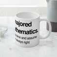thumbnail image 5 of CafePress - I Majored In Mathematics - 20 Oz White Ceramic Mega Mug, 5 of 5