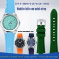 thumbnail image 2 of Correa de silicona modificada para reloj deportivo Casio EFR-S108D EFS-S570 ECB-10YDC Accesorios para reloj, 2 of 5