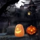 thumbnail image 2 of Linterna de calabaza para Halloween - Linterna Jack-O - Funciona con pilas - Decoración de fiesta para Halloween, otoño, exterior, interior y jardín, 2 of 5