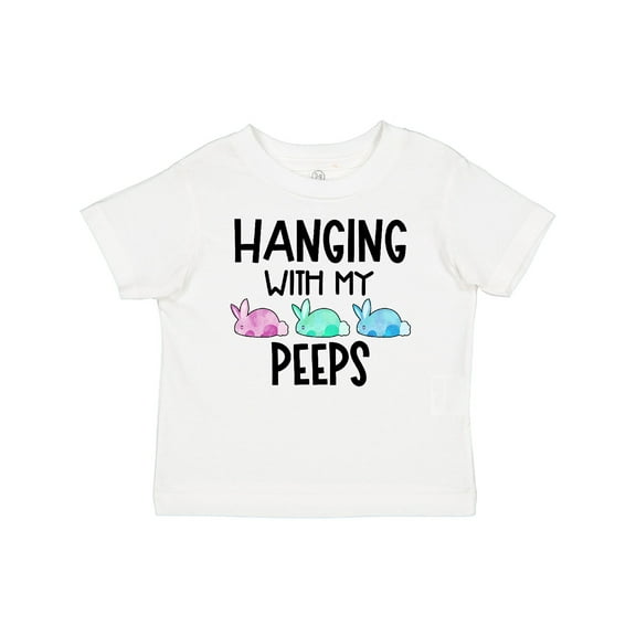 Inktastic Easter Hanging with My Peeps Pastel Bunnies Boys or Girls Baby T-Shirt