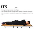 thumbnail image 1 of Camping Folding Bed Single Person Outdoor Cot Foldable Accessories Camping Folding Bed Sleeping Oxford Fabric Mat Cots Backpacking Picnic Beach Travel Gray, 1 of 9