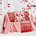 thumbnail image 3 of 4PC Valentine's Day Pillowcases For Girlfriend Pillow Cushion Home Printing Pillow Set Sofa Bedside Cushion Valentine's Day Pillow Covers, 3 of 5