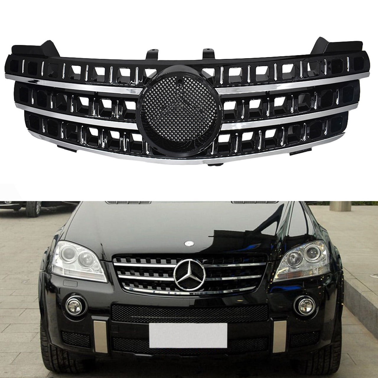 Labwork Front Bumper Hood Grill Grille Fit for 2005 2006 2007 2008