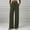 Army Green, variant on Women's Pants with Pockets Wide Leg Drawstring Elastic Waist Wide Leg Pants Casual Corduroy Loose Trousers with Large Patch Pockets