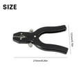thumbnail image 3 of 200A Crocodile Clamp Electric Test Clamp High Current Test Clamp J60067 Black, 3 of 9