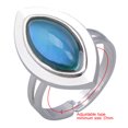 thumbnail image 3 of For Friends Temperature Drop Color Ring Gemstone Warm Ring Sensitive Sensitive Gift Changing Water Rings, 3 of 9