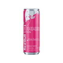 Red Bull Summer Edition Energy Drink,  White Peach,  12 fl. oz. Can,  114mg Caffeine