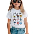 thumbnail image 2 of Toddler Girl Shirts God Says I Am Creative T Shirt Casual Comfy Short Sleeve Tee Kids Summer Tops Clothings White Clothes For Girls Size,1-2Y, 2 of 5