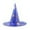 LLNew--Blue, variant on 100Fens Witch Hat for Women Halloween Wizard Hat with Gold Star Party Hats for Adults Halloween Costume Accessories