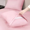 thumbnail image 4 of Juego de sábanas Mejoroom Hotel Luxury 1800 Queen Size, color rosa rubor, 4 of 6