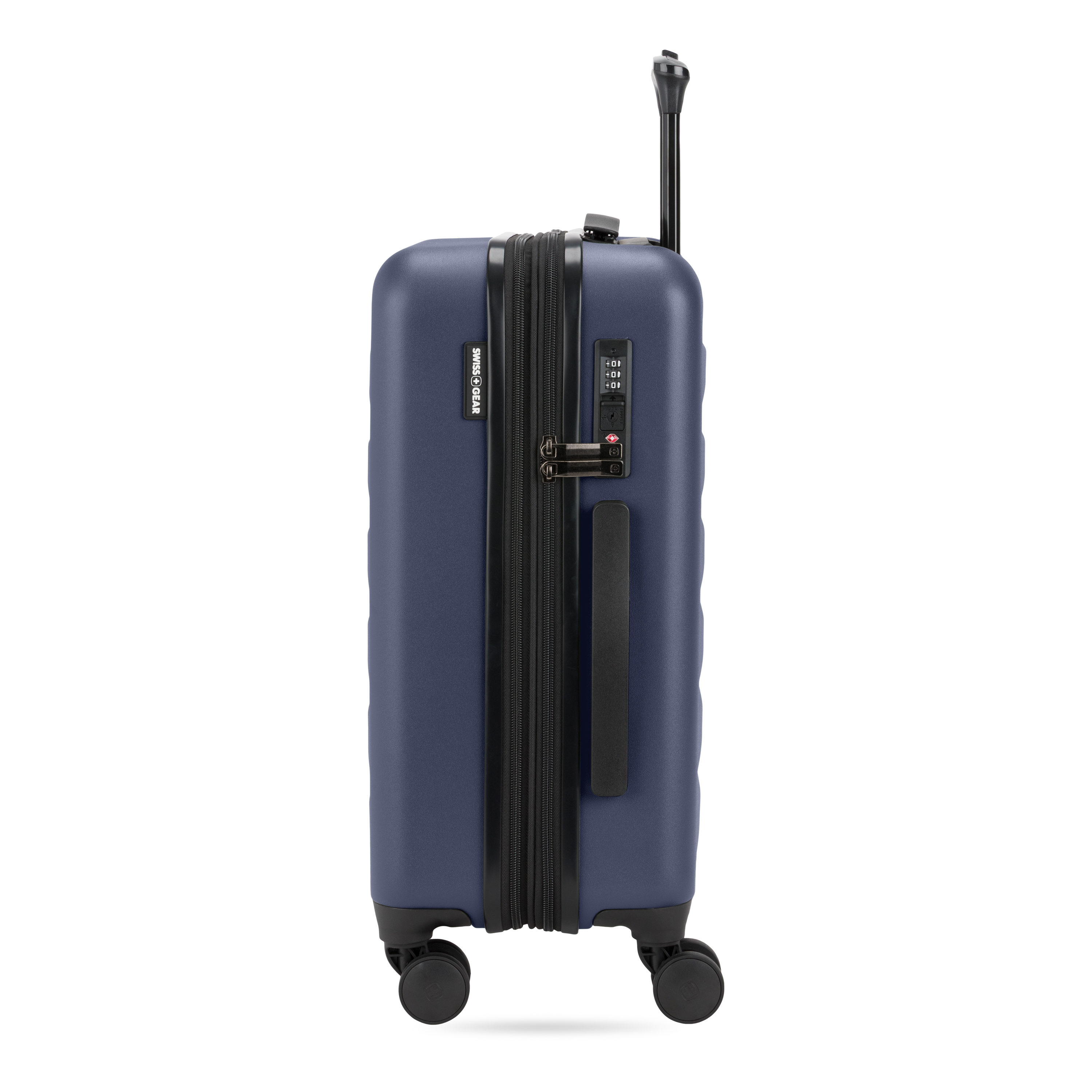 SWISSGEAR Stride Hardside Carry-On Spinner, Navy Blue