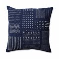 thumbnail image 1 of Pillow Perfect 598727 Tribal Sampler Navy & White Square 16.5 in. Throw Pillow, 1 of 1