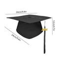 thumbnail image 4 of 2025 Graduation Cap 9.4x4.7in | Adjustable Mortarboard with Year Tassel | Bachelor's Degree Hat for Adults/Kids Ceremony Photo Props (0.18lb)​, 4 of 6