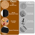 thumbnail image 4 of JILhome 47" x 35" Cork Board, 4'x3' Bulletin Board, Pin Boards for Walls, Office, Home, Black Aluminium Frame, 4 of 7