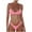 Pink, variant on Women Push Padded Bra Bandage Bikini Swimsuit - Swimwear Bathing Suit - Nylon Spandex - Size S/M/L/XL/XXL