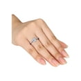 thumbnail image 3 of 1.00 Carat (Ctw G-H, I1-I2) Oval Diamond Engagement Ring in 14K White Gold for Women, 3 of 6