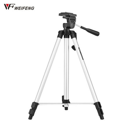 WEIFENG WT-330A Lightweight Portable Photography Tripod Aluminum Alloy Max. Load 3kg with 1/4