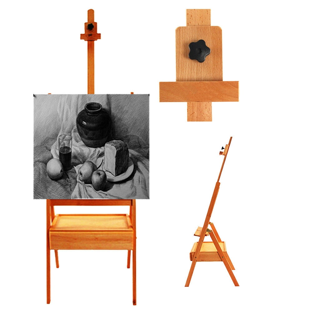 French Easel Portable Wooden Storage Tripod Stand w/ Display Art Artist
