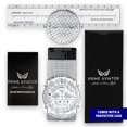 thumbnail image 1 of Ordenador de vuelo E6B Prime Aviator con plotter de aviación y funda, 1 of 9