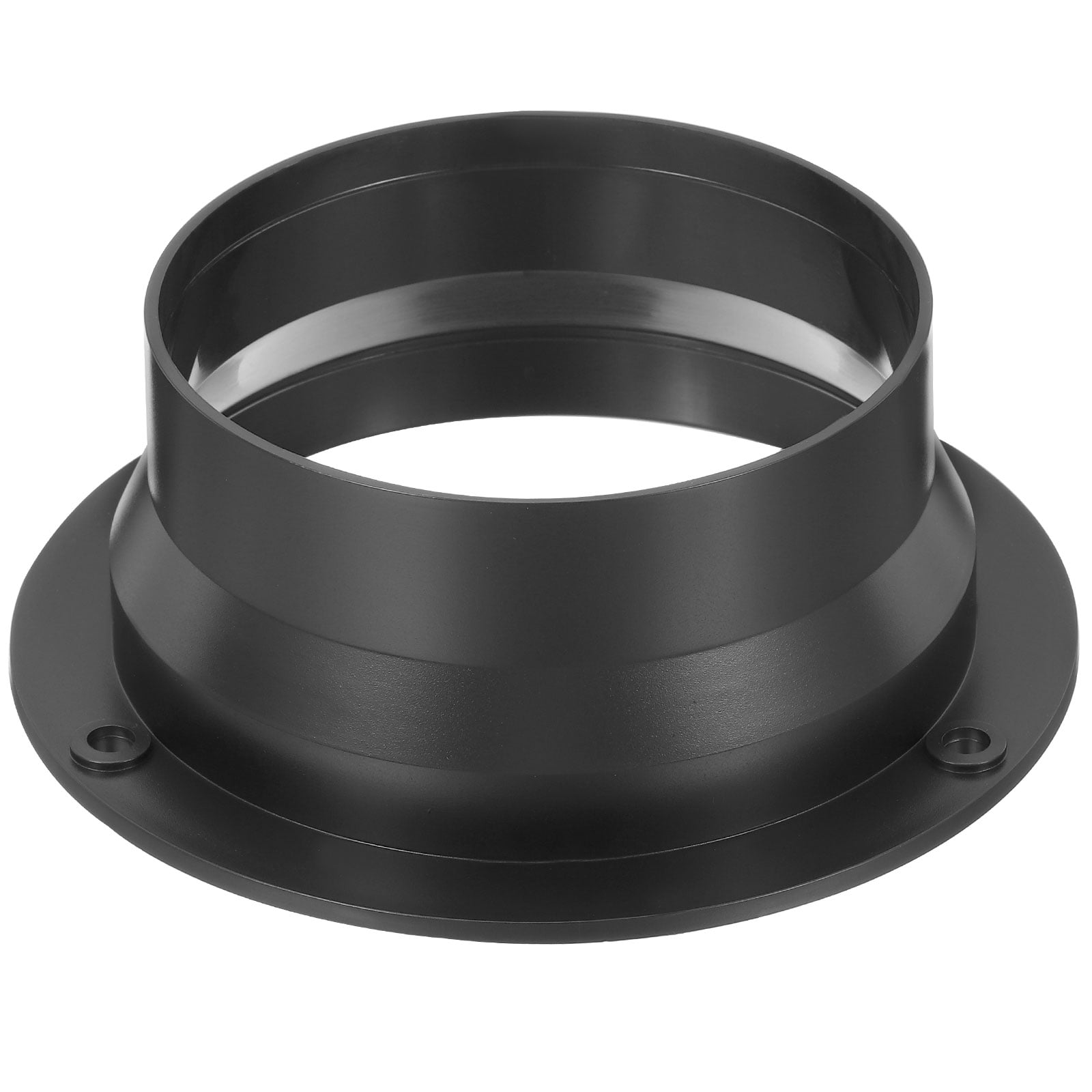 Uxcell 4" Duct Connector Flange ABS Exhaust Inlet Outlet Duct Mounting Plate for Air Heating Cooling HVAC 2 Pcs