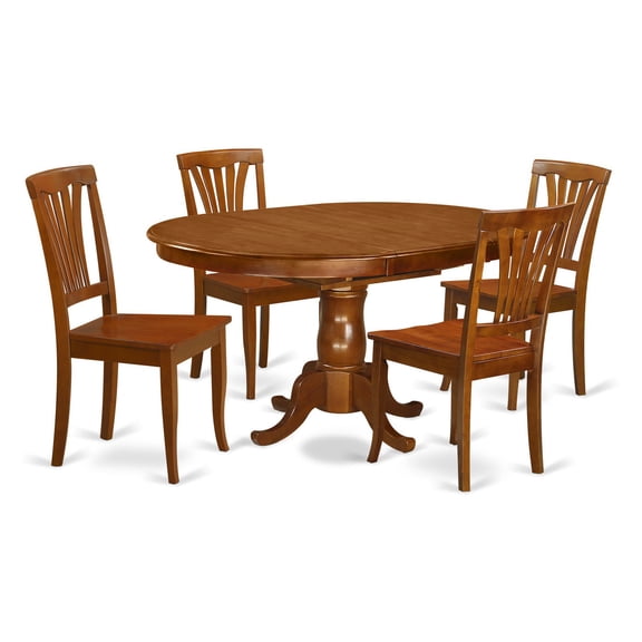 5 Pc Dining room set for 4- Kitchen dinette Table and 4 Kitchen Chairs