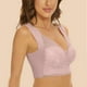 thumbnail image 3 of Moda mujer encaje belleza espalda sólido correa abrigo más tamaño sujetador ropa interior Fridja  nalpqowj34247, 3 of 7