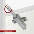 thumbnail image 3 of Push Door Latches 4 Pack Heavy Duty Touch Latch Pop Out Latch for Cabinet Doors Drawer Magnetic Push Latch RV Closet, 3 of 7