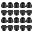 thumbnail image 2 of 20PCS Black Chair Couch Table Rubber Furniture Leg End Caps 16mm Dia, 2 of 5