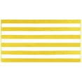 thumbnail image 2 of Kassatex Serviettes de Plage à Rayures Cabana, Ensemble de 2-Jaune, 2 of 4