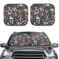 thumbnail image 2 of Fotbe Wildflower Watercolor 1 Juego de 2 Piezas de Parasoles para Parabrisas | Bloqueador Solar para Auto | Accesorios Plegables para Protección Solar Interior-Small, 2 of 6