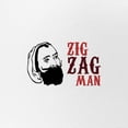 thumbnail image 2 of CafePress - Zig Zag Man - Adjustable Unisex Printed Trucker Hat with Mesh Back, 2 of 10