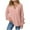 Pink, variant on idosla Womens Oversized Long Sleeve Shirt Casual Waffle Knit Tunic Tops Lace Patchwork Pullover Sweatshirt (Pink, XL)