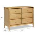 thumbnail image 5 of DaVinci Jenny Lind Spindle 6-Drawer Dresser in Honey, 5 of 5