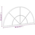 thumbnail image 5 of vidaXL Wall Mirror Black 80x40 cm Arch Iron, 5 of 5