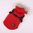 thumbnail image 3 of Chapeau une-Pièce en Coton pour Chat et Chien, Automne et Hiver, à Enfiler hors de la Poitrine avec Sangle, 3 of 6