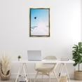 thumbnail image 3 of Stupell Industries Snow Day Snowboarder Sports Photography Gold Floater Framed Canvas Art Print Wall Art, 21 x 31, 3 of 10