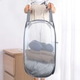 thumbnail image 4 of Cesto de ropa plegable, cesto de almacenamiento de ropa, cesto de almacenamiento, cubo, almacenamiento redondo, compatible con el organizador del hogar, la habitación de los niños Adepaton 2035361-2, 4 of 8