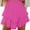 Hot Pink, variant on EINCcm Flowy Mini Skirt for Women Casual Boho Ruffle Tiered Skirts High Waist Mini Skirts Eyelet Lace Trim Short Skirts