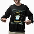 thumbnail image 2 of Christmas Sweatshirt, Happy Hanukkah Festive Dreidel Sweatshirt, Unique Jewish Holiday Sweatshirt, Cute Dreidel Gift for Men and Women, 2 of 5