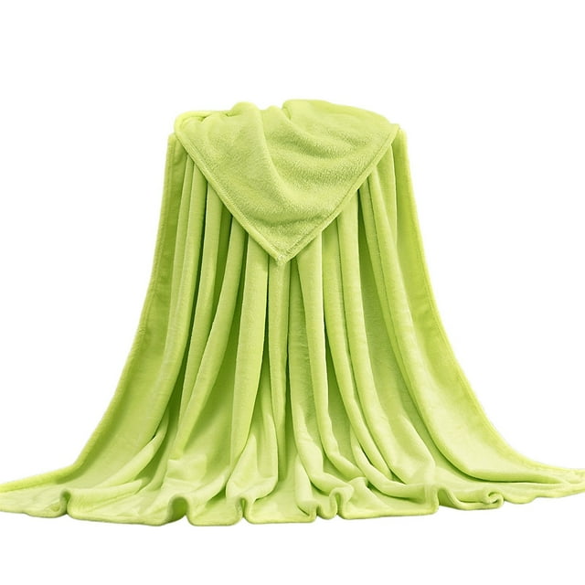 fheaev Couverture en Molleton Super Douce Chaude Chaude Jeté Tapis Canapé Literie